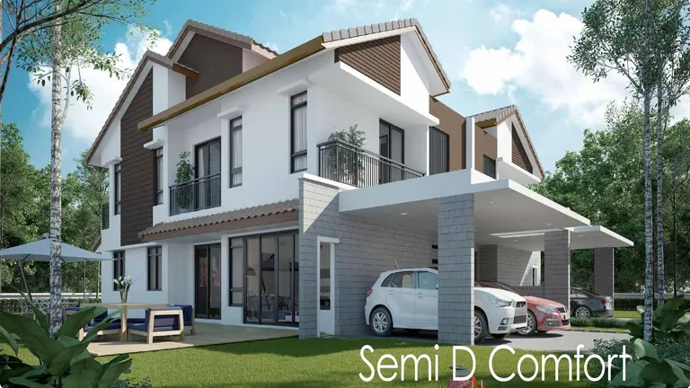 Cengal double-storey semi-detached home